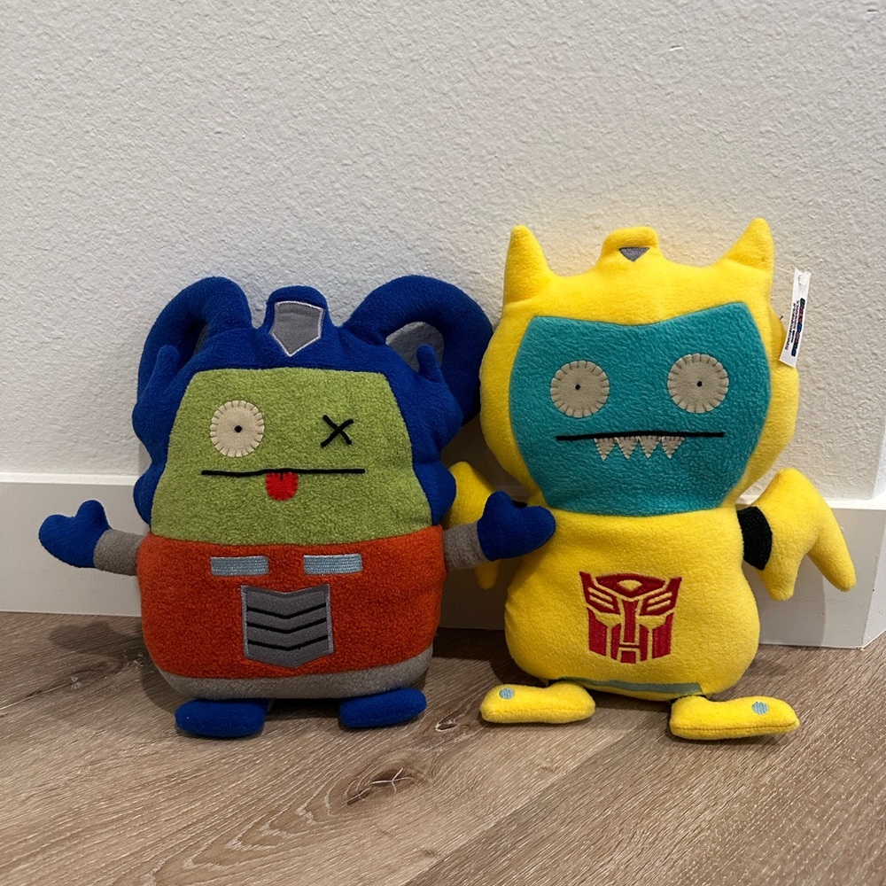 2018 SDCC Ugly Doll x Transformers Plush Toy Set.